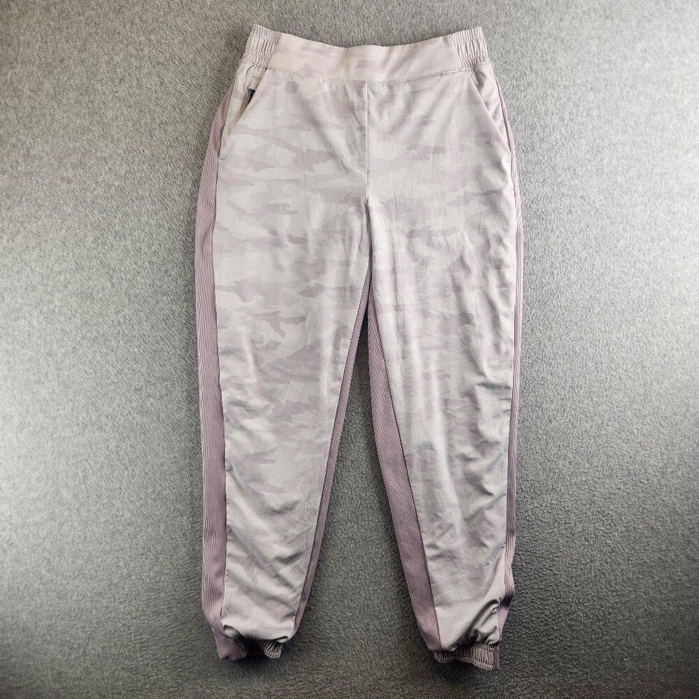 Athleta Pants Womens 6 Pink Brooklyn Lined Camo Jogger Lounge Winter Huntress